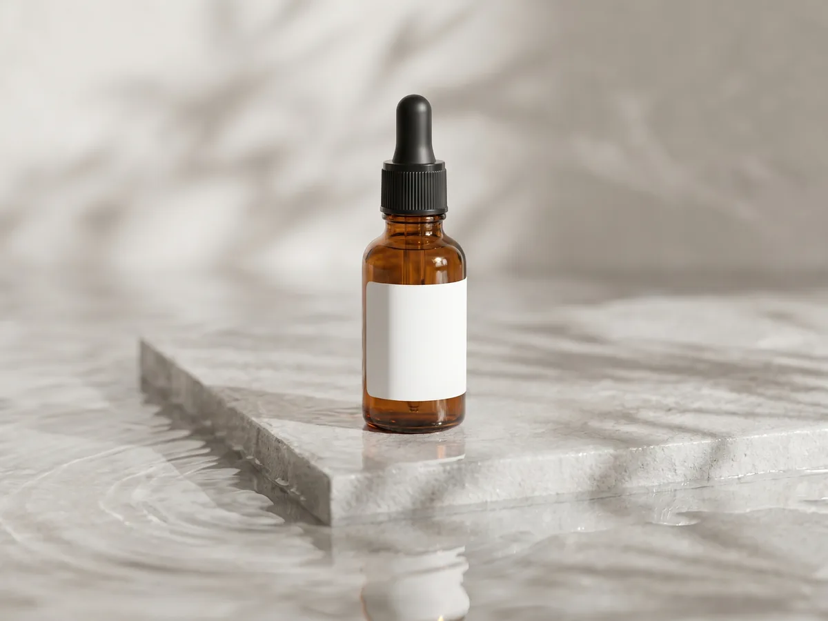 Kosmetik-Serum, professionell mit KI erstellt